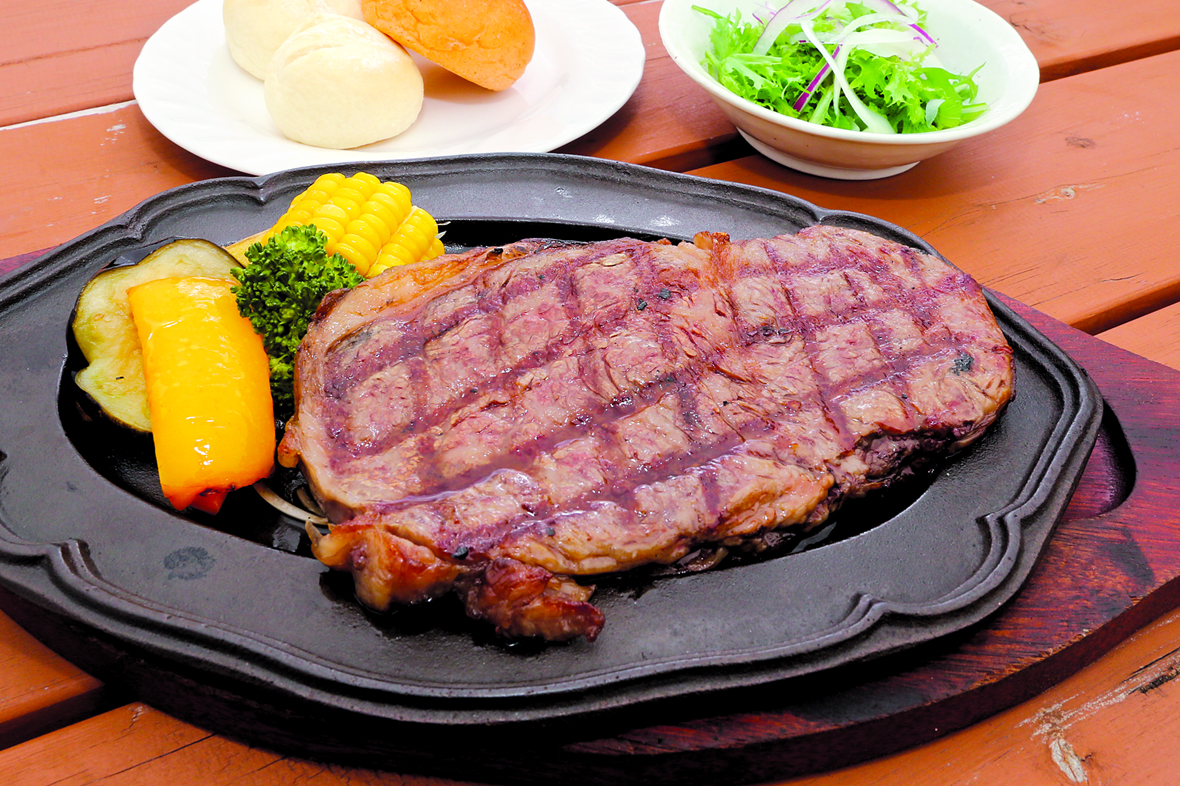 「びえい和牛」特有の旨味や脂の香りを味わう大人気のステーキセット。